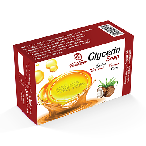 Five Fives Glycerin Soap -natural coconut -100 g