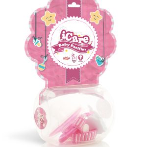 iCare Silicone Pacifier Rose