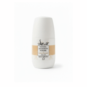 Five Fives Natural deodront Powder golden caramel for Women – 50 ml