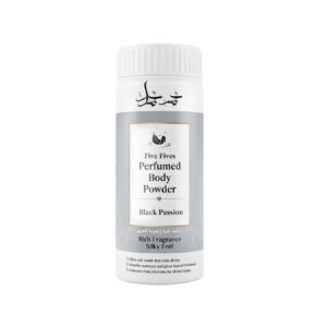 Five Fives Perfumed Body Powder black passion100gm