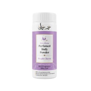 Five Fives Perfumed Body Powder-purple charm100gm